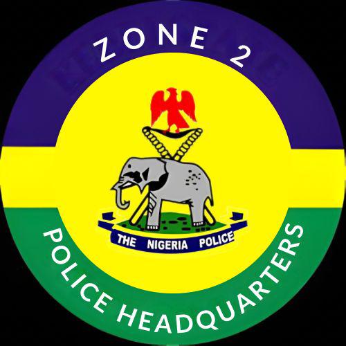 Police display recovered firearms and other items during a press briefing in Lagos.